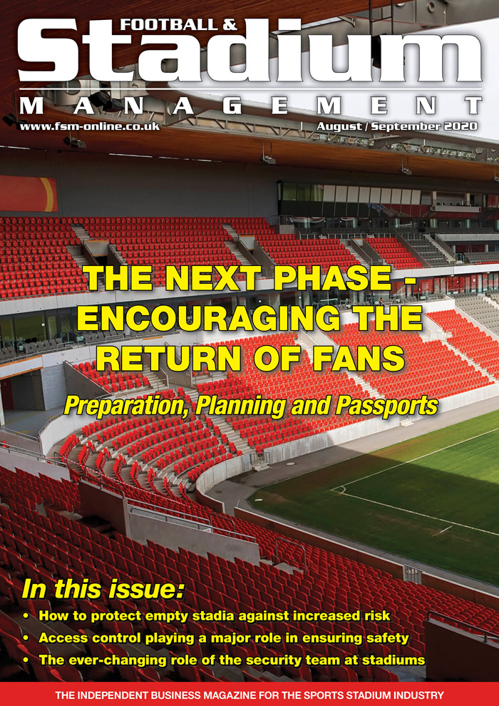 Football & Stadium Management (FSM) August September 2020 front cover